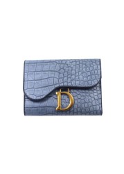 2021 new designer famous brand D style ladies wallet leather card bag all-match temperament women handbag