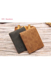 Business Men Wallets Small Money Purses Wallets New Design Dollar Price Best Thin Men Wallet With Coin Bag Zipper Coin Bag