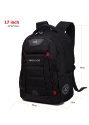 Swiss crossbody bag multifunction waterproof travel bags 17 inch laptop backpack super durable large capacity school bag