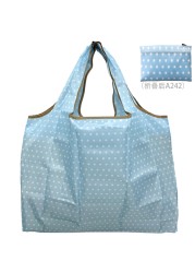 Oxford Foldable Large Shopping Bag Recycled Eco Friendly Ladies Shopping Bag Reusable Floral Fruit Vegetable Grocery Pocket