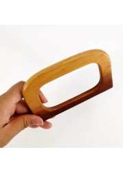 Bag Handmade Fashion Bag Handle Accessory D Shape Wood DIY Environmental Light Circle Wooden Wooden Handle Hand in Hand