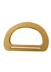 Bag Handmade Fashion Bag Handle Accessory D Shape Wood DIY Environmental Light Circle Wooden Wooden Handle Hand in Hand