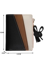 Women's PU Leather Wallet, Wallet, Card Holder, Necklace, Wallet, Card, Money Bag