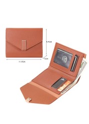 Women's PU Leather Wallet, Wallet, Card Holder, Necklace, Wallet, Card, Money Bag