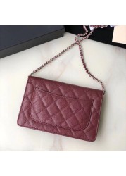 High quality handbags luxury purse on chain women designer purse small square crossbody bag brand shoulder bags flap