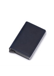 DIENQI - Genuine Leather Men Wallet, Genuine Rfid Leather Small Wallet, Slim Male Wallet, Luxury Wallet