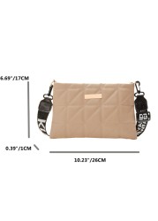 Women Shoulder Bags Fashion PU Leather Underarm Bags Pure Color All-Match Lattice Style Shopping Bags Designer Clutch