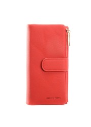 Women PU Leather Wallets Female Long Hasp Purses Large Capacity Money Bag Phone Pocket Multifunction Clutch Coin Card Holder