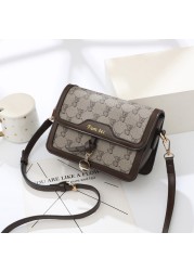 DN Crossbody Shoulder Bags for Women Vintage Women Handbags Trend Stylish Bear Animal Prints Female Vintage Paneled Design