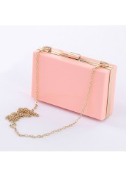 Good Quality Hot Transparent Women Acrylic Box Mini Bag Brand Ladies Evening Handbag Wedding Bag Female Clutch Shoulder Bag