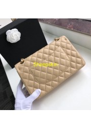 Famous Brand 100% Genuine Leather Classic Women Handbag Luxury Elegant High Quality Sheepskin Crossbody Bags