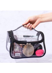 Bfuming Fashion Portable Makeup Bag for Women PVC Transparent Waterproof Large Capacity Travel Cosmetic Storage Bag