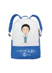 Anime Manga My Sweetheart Dress Students Backpack Large Capacity School Bag Shoulder Bags High Quality For Boys Girls