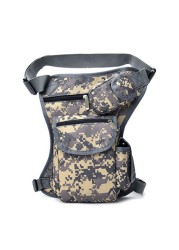 Men Canvas Drop Waist Bags Leg Backpack Belt Men Bicycle and Motorcycle Money Belt Fanny Pack for Work High Quality