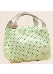 Fashion Portable Insulated Oxford Cloth Print Lunch Bag Thermal Food Picnic Lunch Bags For Women Kids Men Lunch Bag Tote