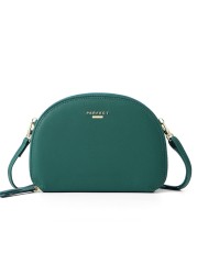 Women Crossbody Bag Fashion Semicircle Saddle Solid Color All-match Comfortable Shoulder Bags For Female Designer Handbags