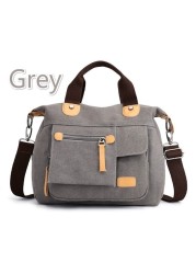 Casual Women Handbag Canvas Shoulder Bag Large Capacity Bags For Women Purse Luxury Handbag Women Bags Designer