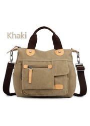 Casual Women Handbag Canvas Shoulder Bag Large Capacity Bags For Women Purse Luxury Handbag Women Bags Designer