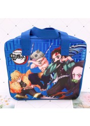 Demon Slayer Devil Blade Cartoon Anime Insulation Bag Kimetsu no Yaiba Tanjirou Nezuko Picnic Lunch Box Meal Bento Hand Storage Bag