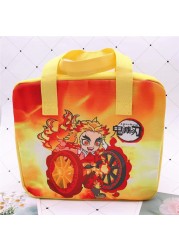 Demon Slayer Devil Blade Cartoon Anime Insulation Bag Kimetsu no Yaiba Tanjirou Nezuko Picnic Lunch Box Meal Bento Hand Storage Bag