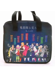 Demon Slayer Devil Blade Cartoon Anime Insulation Bag Kimetsu no Yaiba Tanjirou Nezuko Picnic Lunch Box Meal Bento Hand Storage Bag