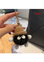 Cute Mink Keychain Diecast Car Key Ring Bag Keychain Accessories