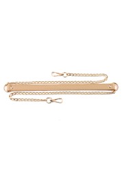 120cm Bag Chain Replacement Metal Chain PU Leather Bag Straps DIY Handbag Handles Shoulder Straps Accessories Bag Handles