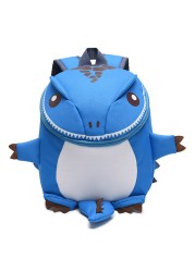 Cartoon children's school bag kindergarten 2-5 years old backpack dinosaur backpack parent-child travel bag cute backpack