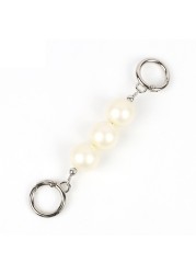 X7YA Bag Strap Extender Artificial Pearl Replacement Chain Straps for Purse Clutch