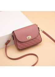 Xierya PU Leather Crossbody Bag New Fashion Ladies Bags Waterproof Business Shoulder Bags Small Purse Cute Pink Clutch Bag