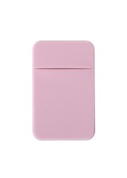 Mobile Phone Wallet Credit Card Holder Pocket Stick On Flexible Adhesive Tool