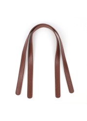 2pcs Purse Handles Straps PU Leather Replacement Bags Lady Shoulder Bag Strap DIY Accessories Making Supplies