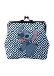 2022 Disney Stitch Female Small Wallet Luxury PU Wallet Coin Purses Women Girl Trend Card Holder Designer Clutch Bag Cartoon