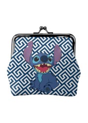 2022 Disney Stitch Female Small Wallet Luxury PU Wallet Coin Purses Women Girl Trend Card Holder Designer Clutch Bag Cartoon