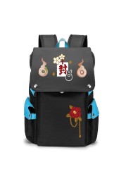 Anime Toilet Bound Hanako-kun Backpack Cartoon Large Capacity School Bag Fashion Multifunctional Laptop Backpack Travel Bag