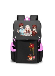 Anime Toilet Bound Hanako-kun Backpack Cartoon Large Capacity School Bag Fashion Multifunctional Laptop Backpack Travel Bag