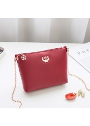 TRAVEASY 2022 new women's bag chain small bag Chaozhou embroidery line leisure style one shoulder versatile cross-body bag