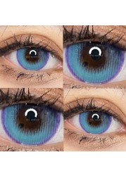 Bio-essence 1 Pair Eye Color Contact Lenses Natural Brown Lenses Cosmetic Fashion Monet Lens Blue Lens Green Eye Contact