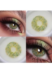 Bio-essence 1 Pair Eye Color Contact Lenses Natural Brown Lenses Cosmetic Fashion Monet Lens Blue Lens Green Eye Contact