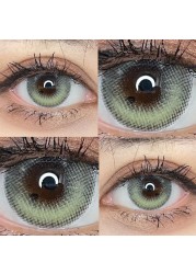 Bio-essence 1 Pair Eye Color Contact Lenses Natural Brown Lenses Cosmetic Fashion Monet Lens Blue Lens Green Eye Contact