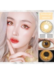 Bio-essence 1 Pair Eye Color Contact Lenses Natural Brown Lenses Cosmetic Fashion Monet Lens Blue Lens Green Eye Contact