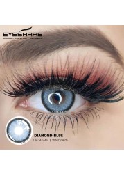 Ishihair Natural Colored Eyes Lenses 2pcs Blue Eye Color Contact Lenses Beauty Contact Lenses Eye Yearly Cosmetic Colored Lenses