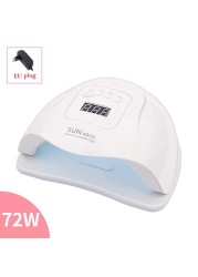 Nail Dryer Nail Lamp LED UV Lamp For Curing All Gel Nail Polish With Motion Sensor Manicure Pedicure Salon Tool