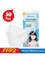 FFP2 Mascara Ninos Mascarilla FPP2 Homolucada KN95 Masks Disposable Face Mask Kids Health 6-12old FFP2Mask Certified