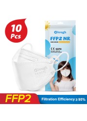 FFP2 Mascara Ninos Mascarilla FPP2 Homolucada KN95 Masks Disposable Face Mask Kids Health 6-12old FFP2Mask Certified