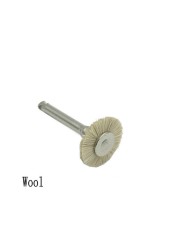 1pc Dental Polishing Wheel Cotton Wool Polishing Brushes Polishing For Rotary Tools Jewelry Buffing 2.35mm Polishing Wheel