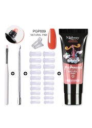 Mobray Poly Nail Gel Set All For Quick Extension Nail Manicure Set Gel Cuticle Pusher Finger Extension Template Nail Tool Kit