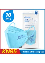 KN95 Face Mask FFP2 Mascarilla FPP2 Homolucada Protective Face Mask Mascarillas Colores Respirator Mask ffp2Filter Mask FP2 Masks