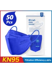 KN95 Face Mask FFP2 Mascarilla FPP2 Homolucada Protective Face Mask Mascarillas Colores Respirator Mask ffp2Filter Mask FP2 Masks