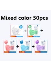 KN95 Face Mask FFP2 Mascarilla FPP2 Homolucada Protective Face Mask Mascarillas Colores Respirator Mask ffp2Filter Mask FP2 Masks